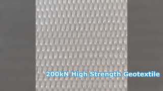 Vải địa kỹ thuật dệt cường độ cao 200kN để gia cố đất
