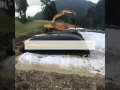 Ống địa kỹ thuật thoát nước màu Đen/CÁT, độ bền kéo 200/200kn cho hiệu suất thoát nước vượt trội