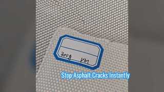 Stop Asphalt Cracks with 250gsm Warp Knitted Geotextile