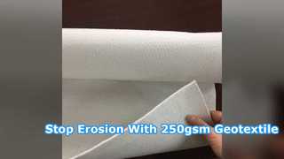 Vải địa kỹ thuật chống tia cực tím 250gsm để kiểm soát xói mòn