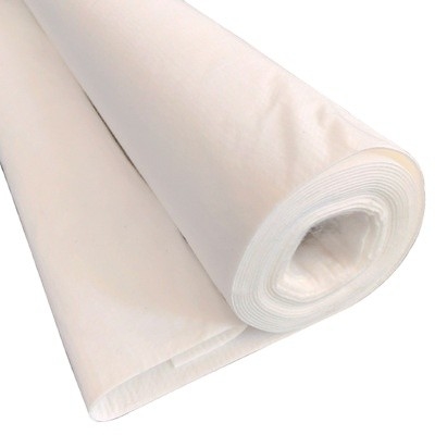 Vải thoát nước Polyester không dệt Vải địa kỹ thuật trắng 150GSM