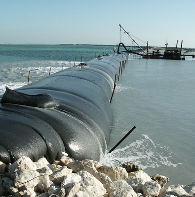 Kích thước mở 0.2-0.8mm FILTER túi khử nước Geotextile ống lọc trong môi trường công nghiệp