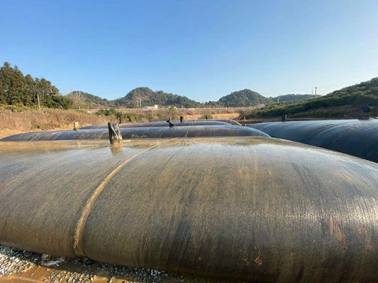 Cát đen Geotextile ống khử nước cát chứa Cofferdam Tái tạo đất Tái tạo đất Cung cấp khả năng chống nhiệt độ cao và hiệu suất