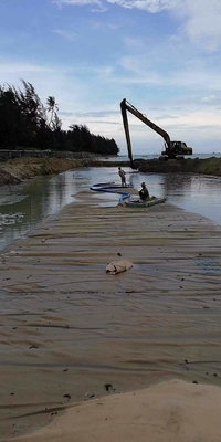 Chống nhiệt độ cao FILTER túi khử nước Geotextile nhẹ bền cho các giải pháp lọc hạng nặng