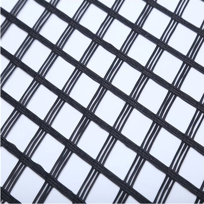 100g/m2-800g/m2 Warp đan sợi thủy tinh Geogrids giải pháp tốt nhất cho các cấu trúc giữ đất