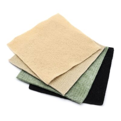 Pet/PP Staple/Short Fiber Needle Punched Non woven Geotextile for Temporary Access Road Stabilization