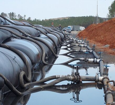 Ống khử nước vải địa kỹ thuật PP 50kN chịu áp lực để lọc bùn dầu cọ