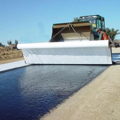 Bộ lọc tốt thân thiện với môi trường 150g 200g 300g PET Long Fiber Needle Punched Non Woven Geotextile For Coastal Slope Protection