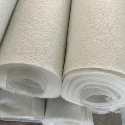 Kim sợi ngắn PET có độ bền cao Vải địa kỹ thuật không dệt