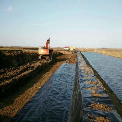Lớp lót geomembrane HDPE an toàn cho cá cho hồ chứa tưới nông nghiệp