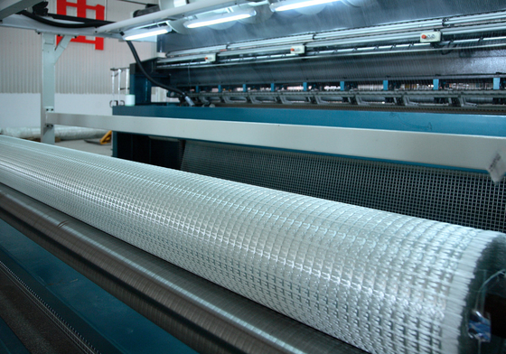 120kn PET Geogrid Warp Đan dốc Gia cố Polyester Lớp phủ PVC