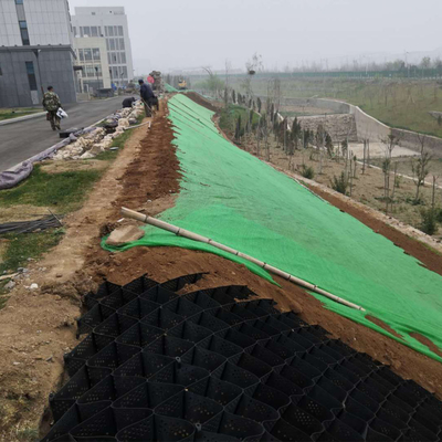Đường lái xe HDPE Geocell Ground Grid Paver Đất Ổn định Geocell Tường giữ Geocell