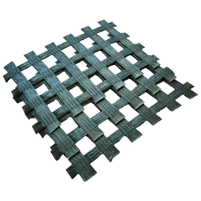 Bãi đậu xe có lưới địa lý PET có thể tùy chỉnh Low Creep Asphalt gia cố đường địa lý