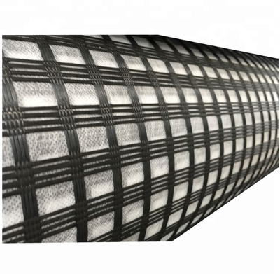 100g/m2-800g/m2 Warp đan sợi thủy tinh Geogrids giải pháp tốt nhất cho các cấu trúc giữ đất