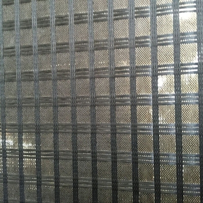 Geogrid sợi thủy tinh được phủ polymer cho các ứng dụng Warp Biaxial trong cuộn 50m-100m