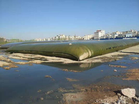 Chống hóa chất tuyệt vời Ống khử nước Geotextile Lưu trữ cát Cofferdam Tái tạo đất Tái tạo đất Vòng tròn 126m 157m
