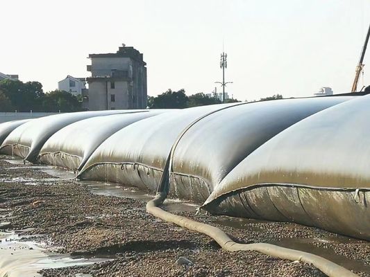 Black/SAND Geotextile Dewatering Tubes Tensile Strength 200/200kn for Superior Dewatering Performance