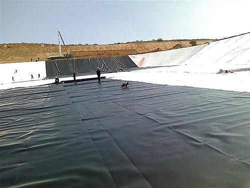 0.1-3.0mm Độ dày Geomembrane với sức đề kháng áp suất thủy tĩnh ≥1.0Mpa