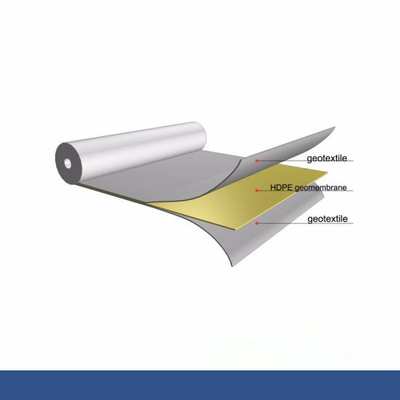 0,75 1,5mm 3mm Màng địa chất tổng hợp mịn HDPE Lót cuộn chôn lấp đường hầm